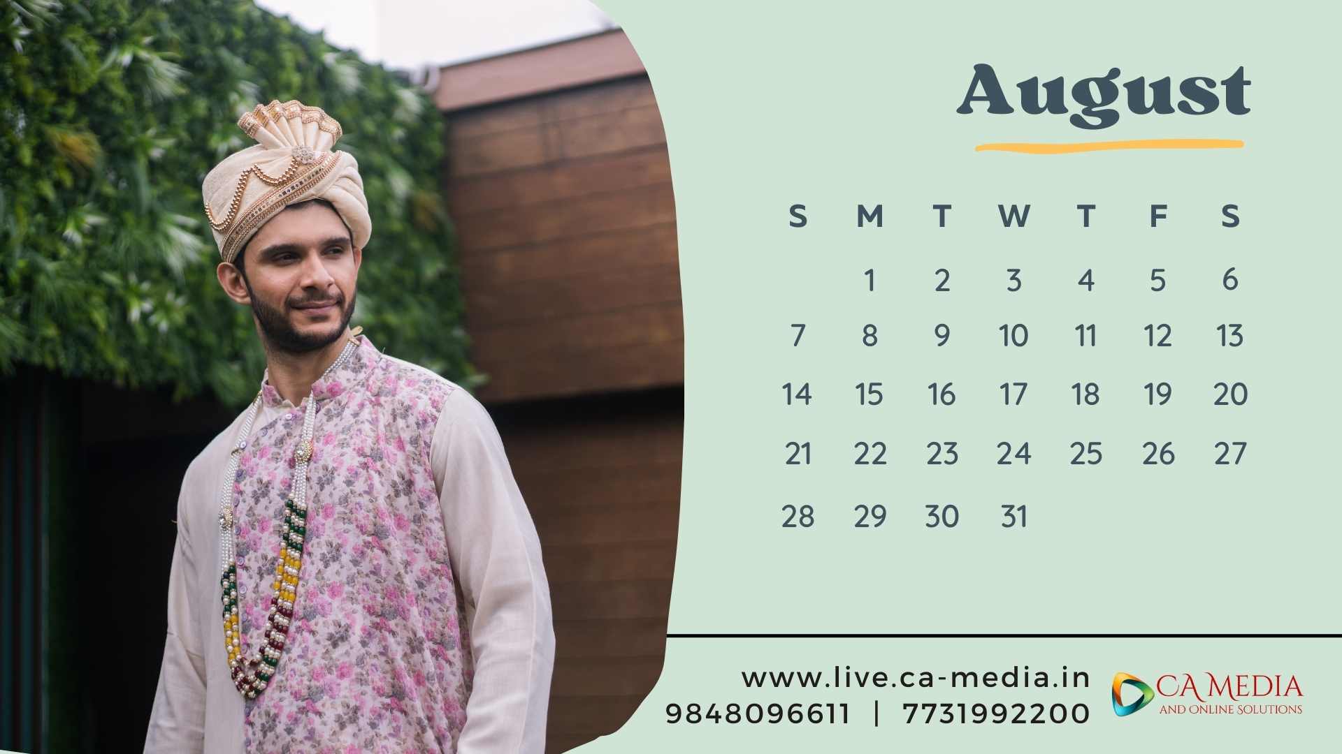 Dates In August 2022 Live Streaming Hyderabad Wedding Live Stream